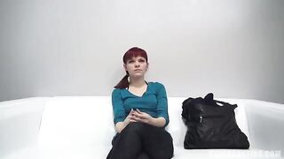 Redhead with nipples 18 years old has a job at the casting