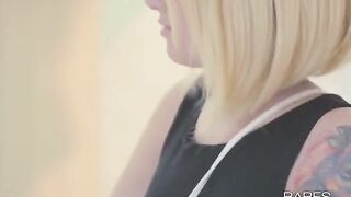 Tattooed teen enjoys solo masturbation to show you