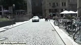 A woman showed her pussy to the whole world without embarrassment