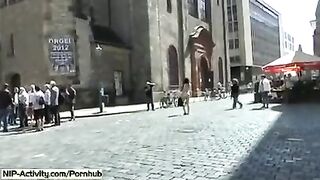 A woman showed her pussy to the whole world without embarrassment
