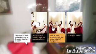Bad and depraved Santa with a big dick in POV