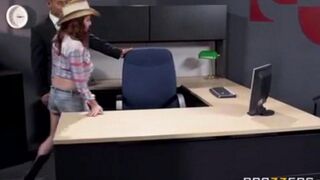Asian dude fucks his secretary at the workplace in this hot video