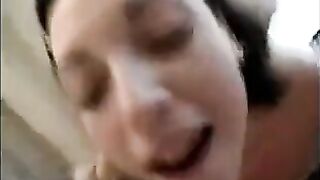 A friend tasted the sperm from the vagina and anus with enthusiasm