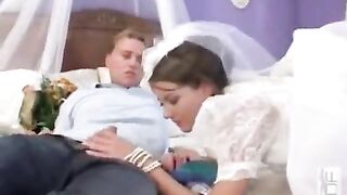 Sexual bride has group sex on her wedding day