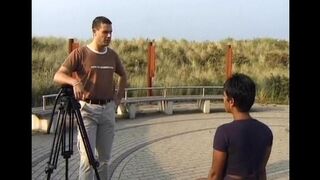 An Indian woman is having fun with two guys at once