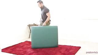 A masseur fucked his client on the massage table, just like in many steamy videos