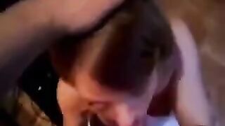 I didn't expect that after a blowjob he would finish on her - Spankbang