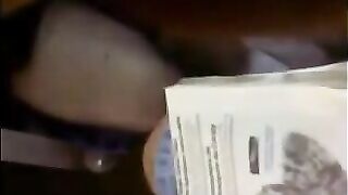 A man climbs into girl’s pussy with his hand