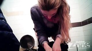 A couple got caught by a hidden camera in the toilet of a store