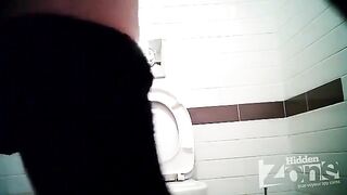 A couple got caught by a hidden camera in the toilet of a store