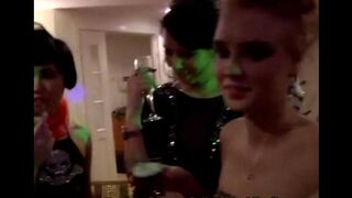 Great orgy at a party with young, passionate prostitutes