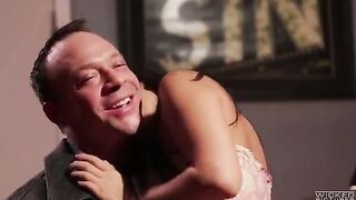 Girl was caught with someone else, so her boyfriend fucked her hard