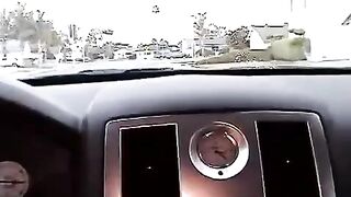 Nikki makes a blowjob right in the car, no need for an appointment
