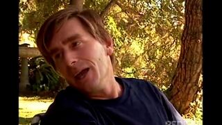 A young and beautiful girl is fucking with her partner in nature