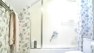 A secret camera in the toilet caught a intimate moment