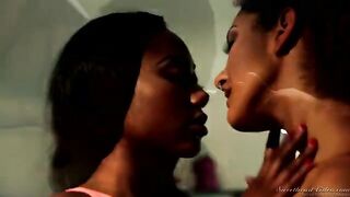 Two black pussies: I know a lot about oral caress and not only