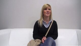 A young beauty from the Czech Republic came to porn casting