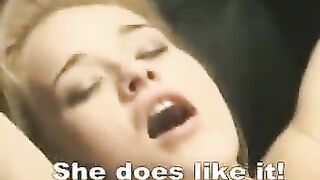 Beata has fun with her girlfriend using a strapon