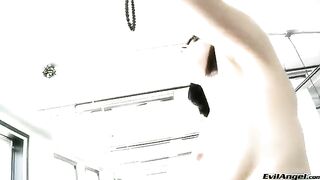 The balls were placed in the vagina and it ended with a solo act