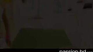 A young brunette wanted to fuck while listening to music
