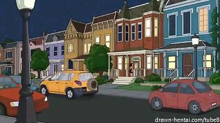 The porn parody of the famous TV show 'The Cleveland Show'