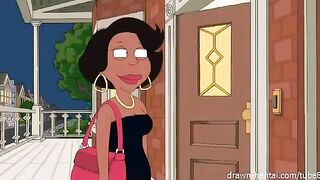 The porn parody of the famous TV show 'The Cleveland Show'