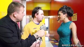 A group of guys fucked the girl in front of a crowd, capturing every intense moment