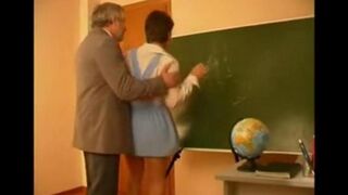 Old teacher fucked his student in hardcore way