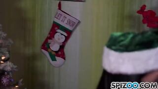 Two Snow Maidens fucked by Santa Claus in a steamy encounter