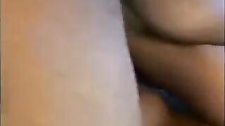 Black guy fucks his Asian hooker who sucks his huge cock