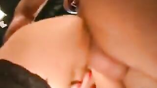 German hooker gets fucked in all holes by horny guys in a group