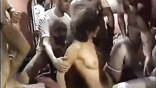 Let a young slut in a circle, it's a wild ride!