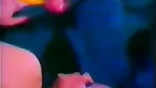 Retro threesome sex with Italian beauties from the 80s, featuring all the hottest scenes