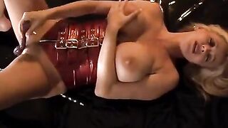 Rachel Aziani masturbates and reaches orgasm with a toy