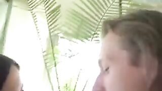 A girl was walking and suddenly a guy shot her pussy under her skirt