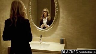 Thanks to the long black cock, the girl experienced orgasm