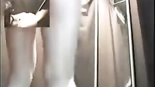 There is a hidden camera in the locker room of the underwear store