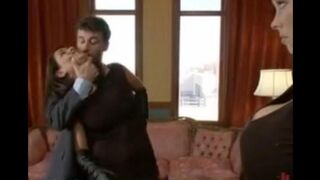 A punishment for a disobedient wife and maids in the BDSM style