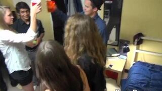 Instead of paying the debt, the girls invited the collector to a rave party