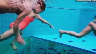 A hidden camera took intimate shots of naked girls at the pool