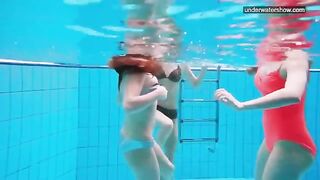 A hidden camera took intimate shots of naked girls at the pool
