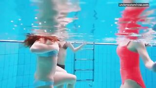 A hidden camera took intimate shots of naked girls at the pool