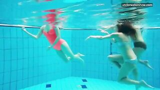 A hidden camera took intimate shots of naked girls at the pool