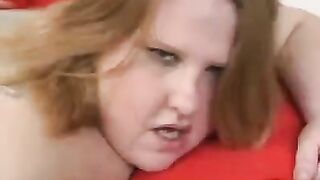A fat woman is getting fucked and she is completely satisfied