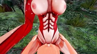 Annie gets fucked by a Titan in this Halloween special