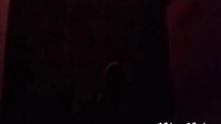 Girl gets a cum facial in her throat to survive horror