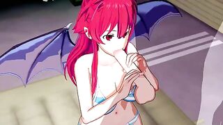 The Succubus from Anime Wants to Get More Semen - Itadaki! Seieki - Mari Setogaya Hentai