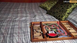 Gamer girl Lara Manara gets fucked on the couch by an Italian amatoriale