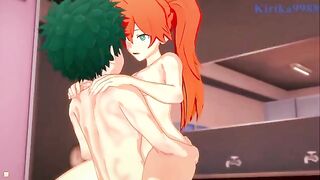 Kendo and Midoriya enjoy each other's bodies in the locker room