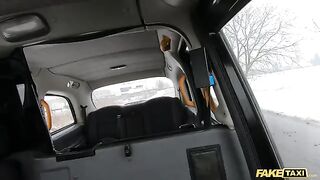 Cheeky Asian passenger gets out and takes a piss in the middle of the road in Fake Taxi